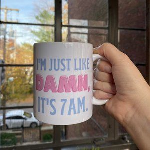 You Need to Calm Down Damn it's 7am Taylor Swift Inspired Fan Mug Ceramic Mug